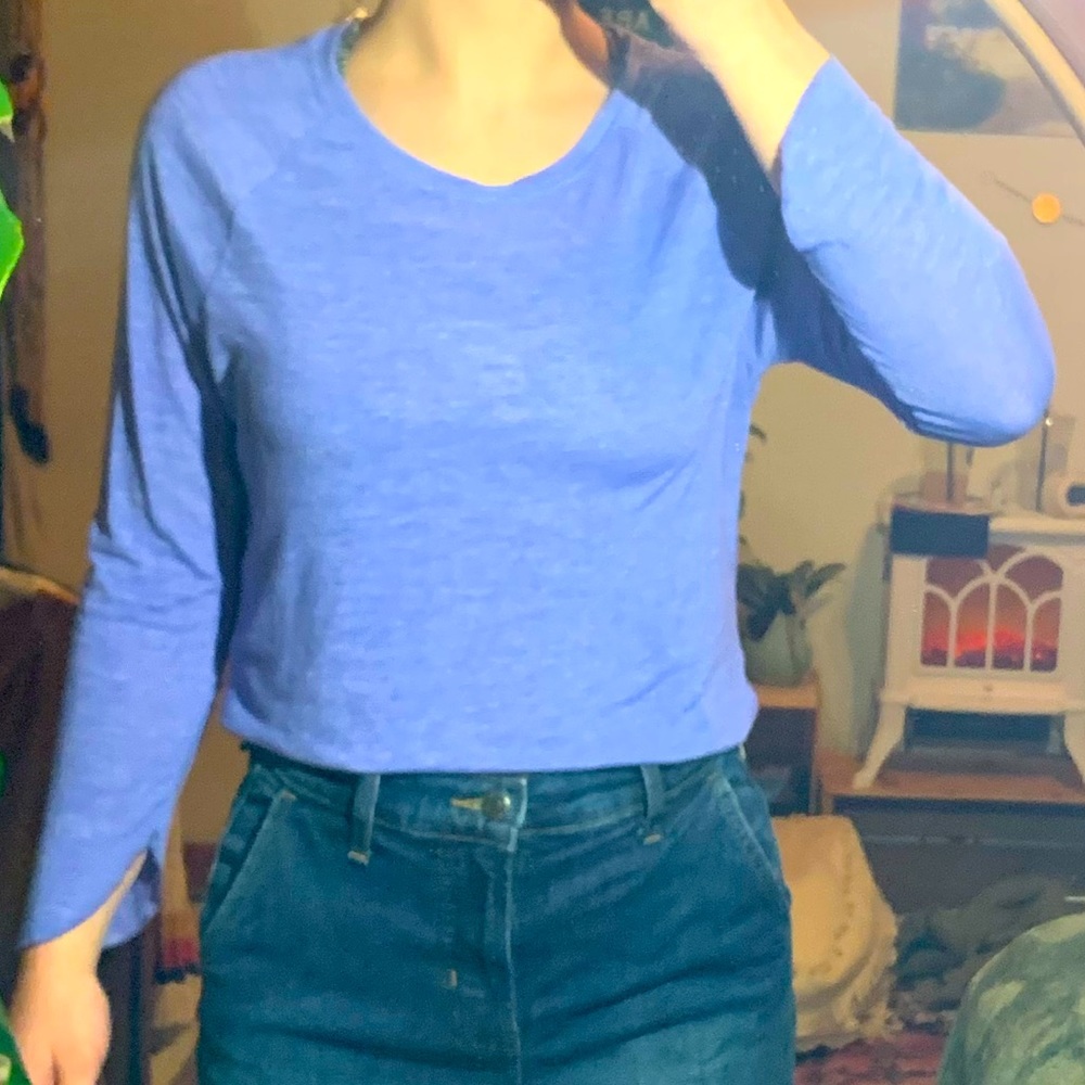 Patagonia long sleeve cut out shirt
